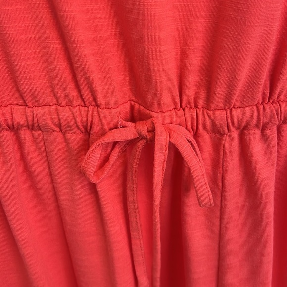 a•n•d e a w y dress. L. Orange. ptp 21”. Top to waist 18”. Total length 38” - Picture 5 of 6